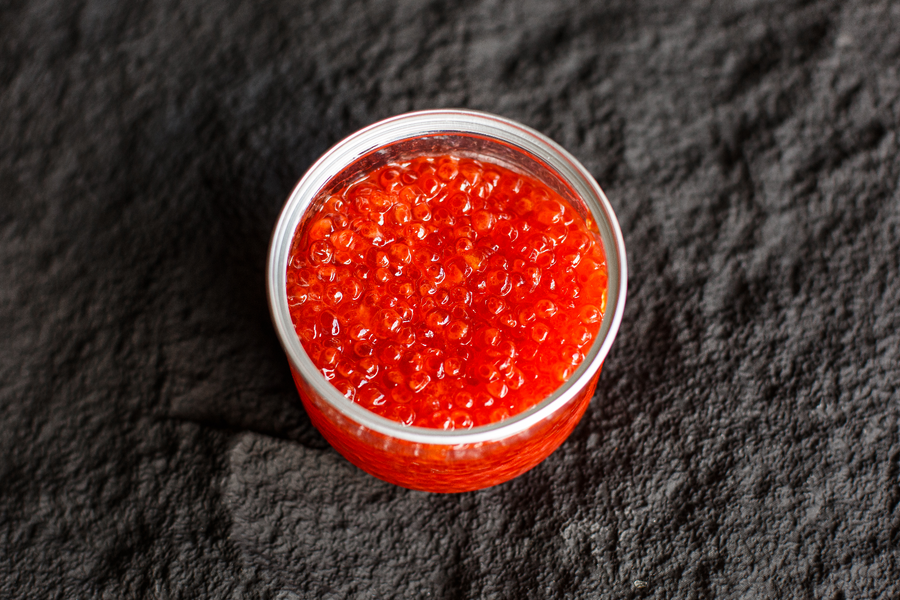 Chilled chum salmon roe
